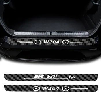 1ШТ Защитная Наклейка Заднего Бампера Багажника Автомобиля Для Mercedes Benz W204 W203 C180 A200 W205 W206 W211 W212 W213 AMG CLA Автомобильный Стайлинг