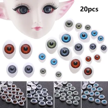 20шт 4 цвета Изготовление кукол 4 размера Забавный Глаз Динозавра Аксессуары для поделок Защитные Глаза куклы