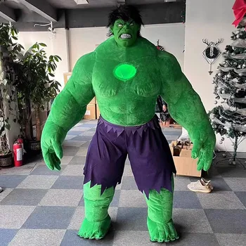 220 см Огромный надувной Халк, Зеленый Гигант, Зеленый человек, Мультяшный персонаж, костюм талисмана, Маскарадный костюм, Рекламная церемония для вечеринки, реквизит