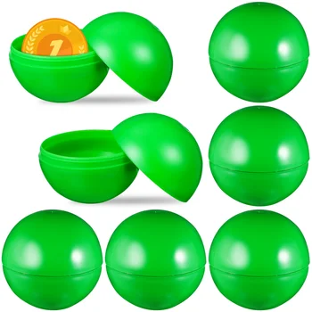 25шт лотерейных мячей белого цвета, легко открывающихся 1,6-дюймовых мини-мячей для бинго, сменных пластиковых полых маленьких лотерейных мячей, мячей для бинго