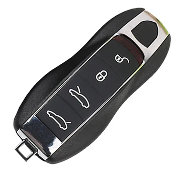 4 кнопки авто дистанционный ключ FOB чехол подходит для Порше Кайман Макан Панамера Бокстер 911 Кайен