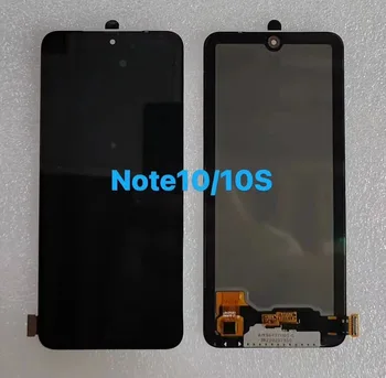 Amoled/TFT ЖК-Дисплей Для Xiaomi Redmi Note 10 Note10 Сенсорный Стеклянный Дигитайзер В Сборе С Рамкой Note 10S Note10S