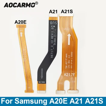 Aocarmo для Samsung Galaxy A20E A21 A215 A21S A217F Разъем для подключения основной платы Гибкий кабель для подключения материнской платы