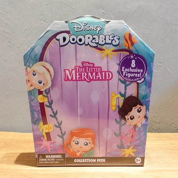 Disney Doorables Кукла принцессы Русалочки, подарки, Игрушечная модель, фигурки из аниме, коллекционные украшения