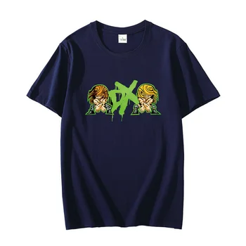 Dx Sixers Two Sides Винтажная футболка Унисекс Оверсайз, хлопковая футболка для мужчин, футболки с коротким рукавом, Летние Футболки, Топы, мужская одежда