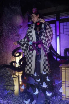 Fate / Grand Order FGO Мурасаки Шикибу Этап 2 Косплей Костюм Заклинателя Необычное Кимоно КОСПЛЕЙОНСЕН