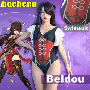Game Genshin Impact Бэйдоу Косплей костюм Купальник Бэйдоу Летний Сексуальный женский косплей костюм купальники Бэйдоу