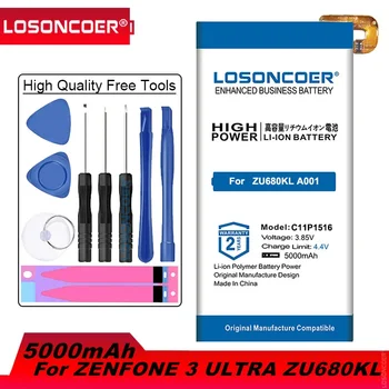 LOSONCOER 5000 мАч C11P1516 Новейший Производственный Аккумулятор Для ASUS Zenfone 3 Ultra ZU680KL A001 6,8 