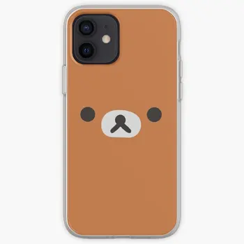 Rilakkuma Bear Face Iphone Tough Case Чехол для телефона Настраиваемый для iPhone X XS XR Max 11 12 13 14 Pro Max Mini 6 6S 7 8 Plus