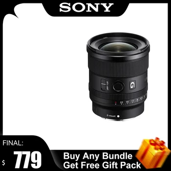 Sony FE 20mm F1.8 G Полнокадровая Беззеркальная Цифровая Камера с большой диафрагмой и Сверхширокоугольным Фиксированным Фокусом G Lens (SEL20F18G) Для FX3