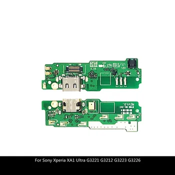 USB Зарядный Микрофон Плата Порта Микрофона Для Sony Xperia XA1 Ultra G3221 G3212 G3223 G3226 Разъем Док-станции зарядное Устройство Гибкий Кабель