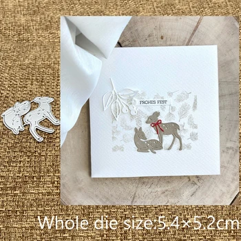 XLDesign Craft Металлический трафарет, пресс-формы, штампы для вырезания Рождественского оленя, альбом для вырезок, Альбом для бумажных открыток, тиснение