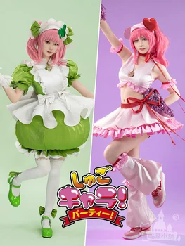 Аниме Shugo Chara! Игровой костюм Ran Suu Sweet Lovely Dress Party Cute Uniform Косплей Костюм Женщины на Хэллоуин Бесплатная доставка 2022