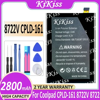  Батарея KiKiss 8722V CPLD161 CPLD 161 CPLD-161 2800mAh Для Аккумуляторов Coolpad 8722V 8722