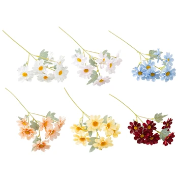 Букет цветов из искусственного шелка Комнатные хризантемы Искусственные растения Цветы