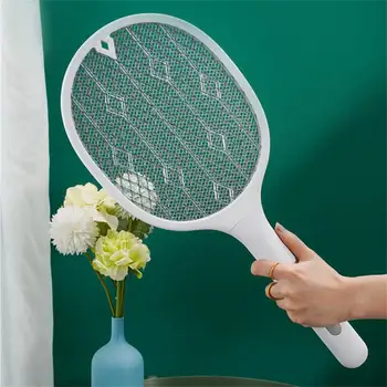 Бытовая ультралегкая портативная трехслойная сетка для борьбы с вредителями, Электрическая мухобойка от комаров, Садовые принадлежности