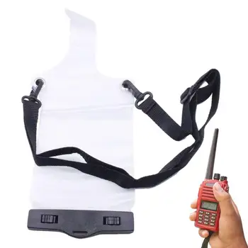 Водонепроницаемый чехол для радиоприемника, полный защитный чехол, держатель с ремешком, переносная сумка-чехол для радио UV-82, сухая сумка для телефона на открытом воздухе