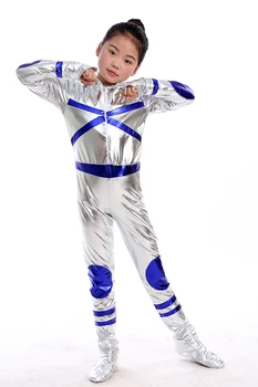 Детская аниме драма Робот Сценический Мультяшный костюм на Хэллоуин Детский скафандр астронавта Современный танцевальный костюм