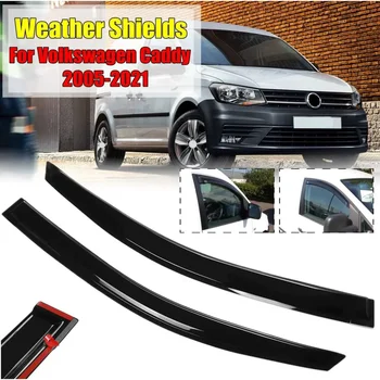 Дефлектор бокового стекла для Volkswagen Caddy 2005 2006 2007 2008 2009 2010-2021 Защита от солнца и дождя, козырек от непогоды