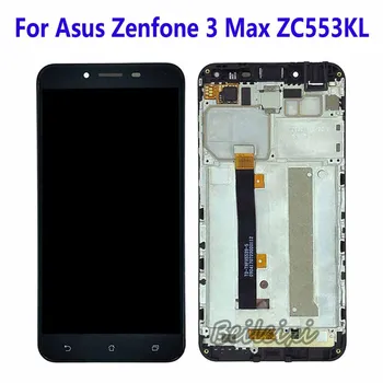Для Asus Zenfone 3 Max ZC553KL X00DD X00DDB X00DDA ЖК-Дисплей С Сенсорным Экраном Дигитайзер В Сборе Замена Аксессуара