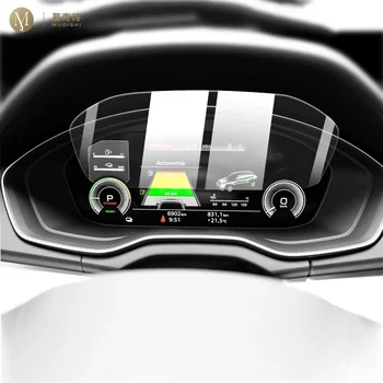 Для Audi Q5 2020-2023 Внутренняя консоль автомобиля Радио ЖК-дисплей экран дисплея Защита от царапин закаленное стекло Защита от синего света пленка