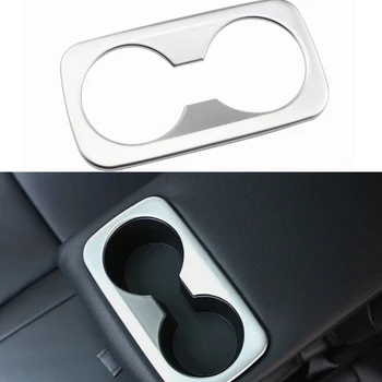 Для Kia Sportage KX5 2016-2022 Tuson 2015-22 Автомобильные наклейки Хромированная наклейка на стакан для воды на заднем сиденье, держатель для воды, отделка крышки