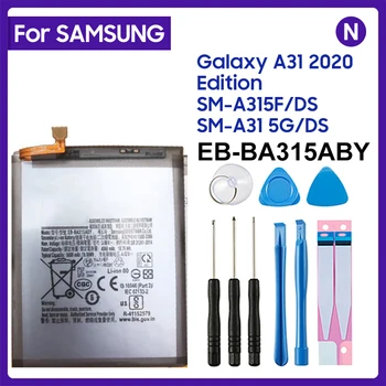 Для Samsung Аккумулятор EB-BA315ABY Для Samsung Galaxy A31 2020 Edition SM-A315F/DS SM-A315G/DS 4G A325F Аккумуляторы 5000 мАч