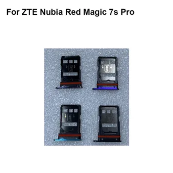 Для ZTE Nubia Red Magic 7s Pro Протестирован Хороший Лоток Для Держателя Sim-карты, Слот для карт Памяти Red Magic 7 s pro, Запасные Части Для Держателя Sim-карты