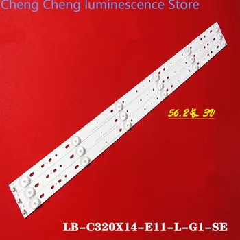 Для осветительной панели Changhong LED32C1000N LB-C320X14-E12-H-G1-SE3 E11-L-G1-SE алюминий 100% НОВЫЙ 56,2 СМ 3V 6LED