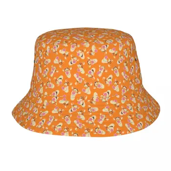 Женская широкополая шляпа с рисунком мордочки Винни-Пуха и тигры, Весенние головные уборы для пикника, упаковываемые шляпы для кемпинга и рыбалки, шляпа-боб в подарок