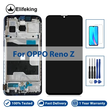 ЖК-Дисплей Для OPPO Reno Z/K5/Realme XT/X2 Замена Сенсорного экрана Дигитайзера В сборе на 100% Протестирован Инструментами