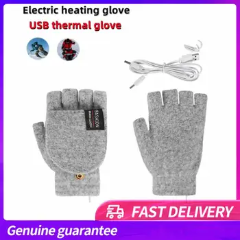 Зимние перчатки с подогревом, регулируемая температура, Мотоциклетные велосипедные перчатки с электрическим подогревом, Лыжные перчатки для мужчин, Gants, Chauffants