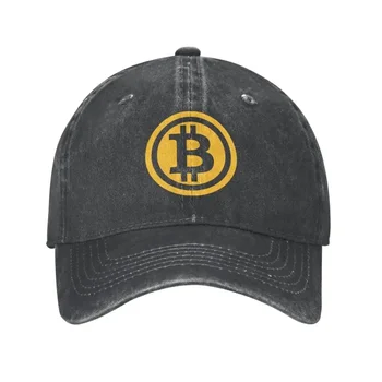 Изготовленная на заказ хлопковая бейсболка с логотипом Bitcoin Satoshi Crypto в стиле хип-хоп, мужская и женская регулируемая летняя шляпа для папы с криптовалютой
