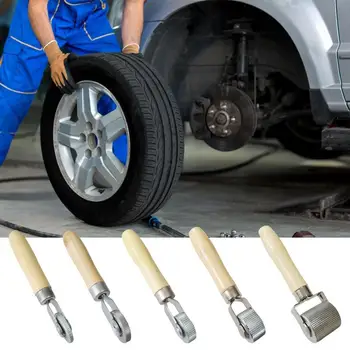 Инструмент для ремонта шин, Шиномонтажный ролик с деревянной ручкой, инструмент для ремонта шин с подшипниками внутри для грузовых автомобилей, внедорожников RVS и других транспортных средств