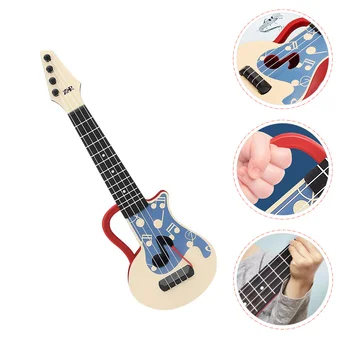 Искусственная детская гитара Музыкальные игрушки для малышей Музыкальный инструмент Пластиковая имитация детской гавайской гитары