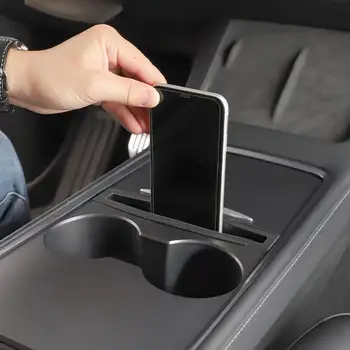 Карман для наполнителя зазора в автокресле Многофункциональный Кожаный карман для наполнителя зазора в автокресле Герметичная прокладка для автокресла Tesla Model 3