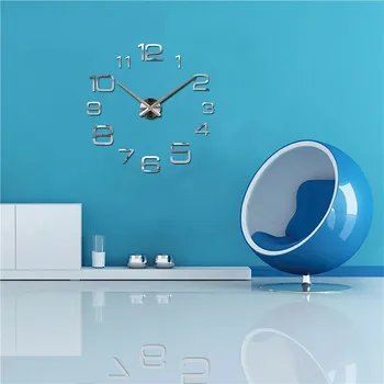 Креативные цифровые настенные часы 