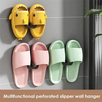 Крючки-вешалки RYRASlippers для ванной Комнаты, вешалка для туалетной обуви, настенные органайзеры для тапочек, продукт для хранения мелких предметов
