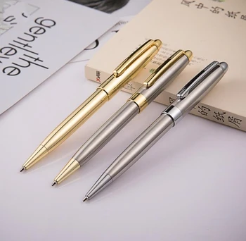 Металлическая вращающаяся Шариковая ручка Высококачественные деловые ручки Подарок для студентов и преподавателей в офис SN1812