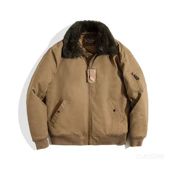 Мужская верхняя одежда хорошего качества, зимние куртки, повседневные пальто, зимняя одежда, мужские зимние пуховики с меховым воротником, флисовые теплые пальто 2