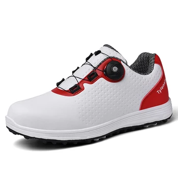 Мужская обувь для гольфа, брендовая обувь без шипов, удобная спортивная обувь для тренировок на открытом воздухе, мужская обувь для тренера по гольфу 37-46