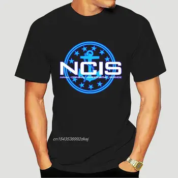 Мужская футболка, футболка NCIS, Синие футболки, женская футболка 1568D
