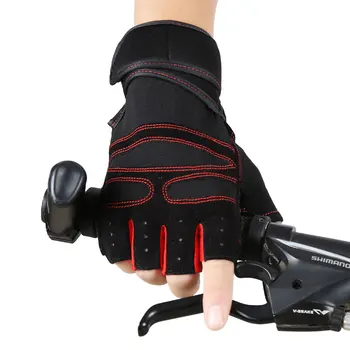 Мужские Женские спортивные перчатки на полпальца для занятий спортом в супертяжелом весе, перчатки для поднятия тяжестей, перчатки для занятий бодибилдингом, спортивные перчатки для фитнеса