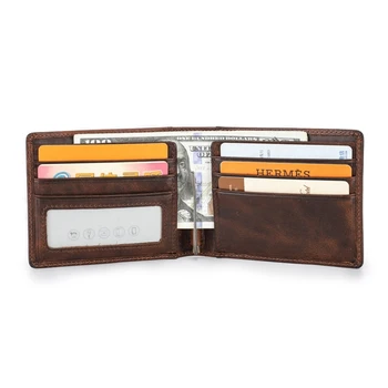 Мужской кожаный тонкий кошелек RFID Casual Money Case, кошельки, совместимые с Airtag F3MD