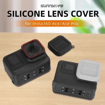 Мягкий силиконовый чехол, защитная крышка объектива для Insta360 Ace/Ace Pro, защита от царапин, Пылезащитная крышка объектива, аксессуары для камеры
