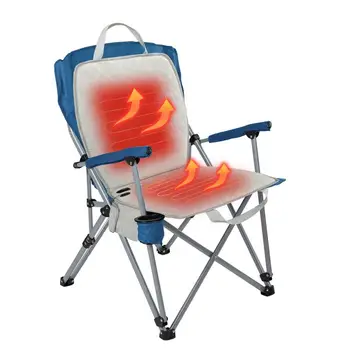 Наружная электрическая складная грелка для сидения, интеллектуальный контроль температуры, уличная грелка для стула для кемпинга