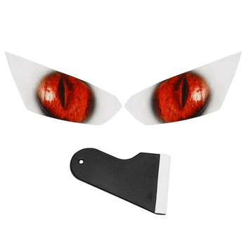 Новая Светопропускающая наклейка Мотоциклетный глаз Передняя фара Защитная наклейка для KAWASAKI Z1000 2014-2017