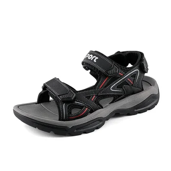 Новые летние мужские сандалии, классические мягкие пляжные сандалии большого размера, болотная обувь на платформе, мужские кроссовки, Римские нескользящие сандалии