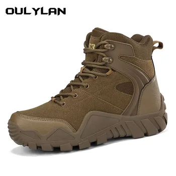 Новые походные армейские ботинки LOWA, мужские тактические ботинки, уличная обувь, мужские ботинки для военной безопасности в пустыне 2023