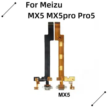 Новый Микрофонный модуль + USB-порт для зарядки, плата с разъемом для гибкого кабеля, Запчасти для Meizu MX5, замена MX5pro Pro5